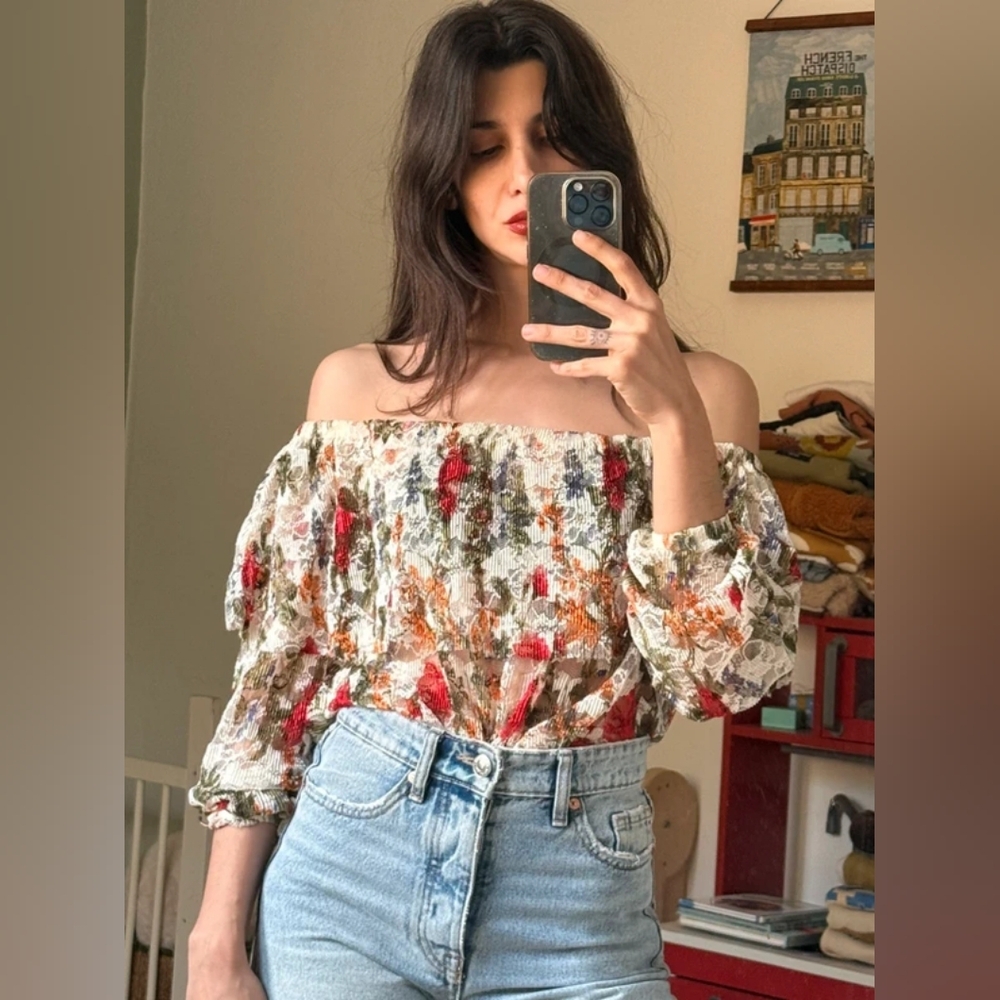 Bershka Red Tank Top, S